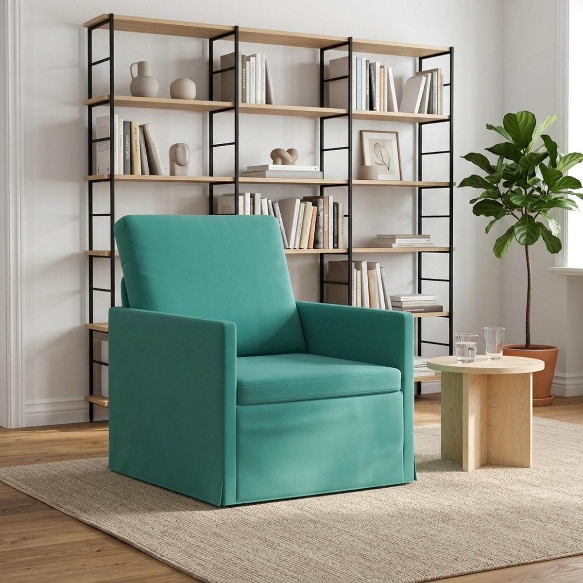 Poltrona Turchese 70 x 81 x 82 cm Velluto (V)