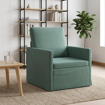 Poltrona Verde Mare 70 x 81 x 82 cm Velluto (V)
