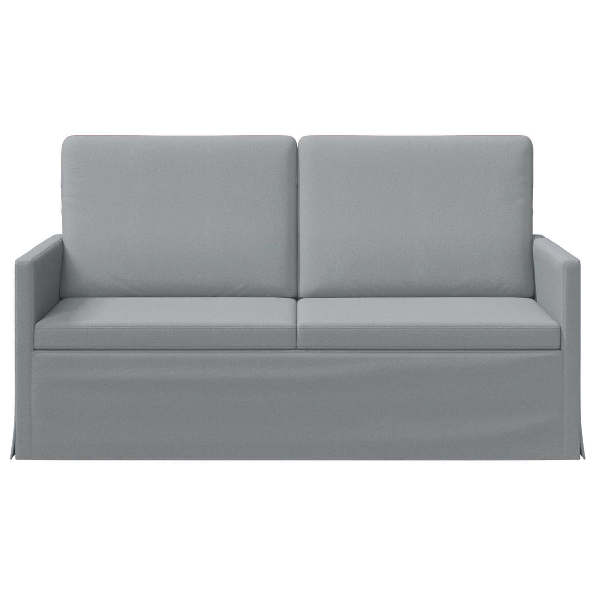 Divano a 2 posti Grigio Chiaro 150 x 81 x 82 cm Tessuto