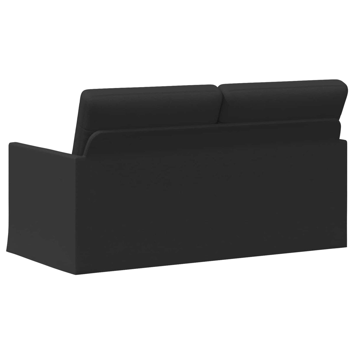 Divano a 2 posti Nero 150 x 81 x 82 cm Tessuto | homemem39
