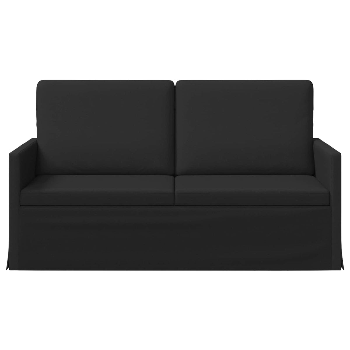 Divano a 2 posti Nero 150 x 81 x 82 cm Tessuto | homemem39