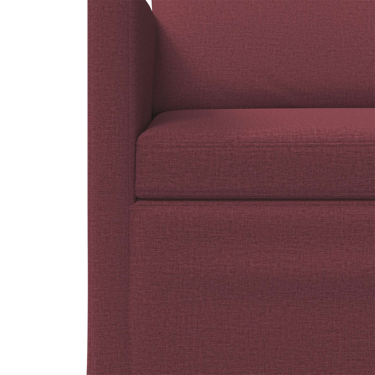 Divano a 2 posti Rosso Vino 150 x 81 x 82 cm Tessuto | homemem39
