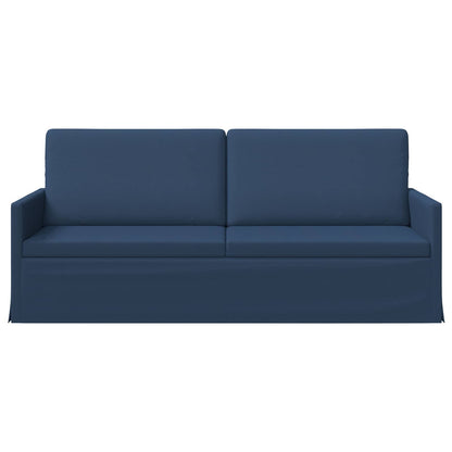Divano a 3 posti Blu 190 x 81 x 82 cm Tessuto | homemem39