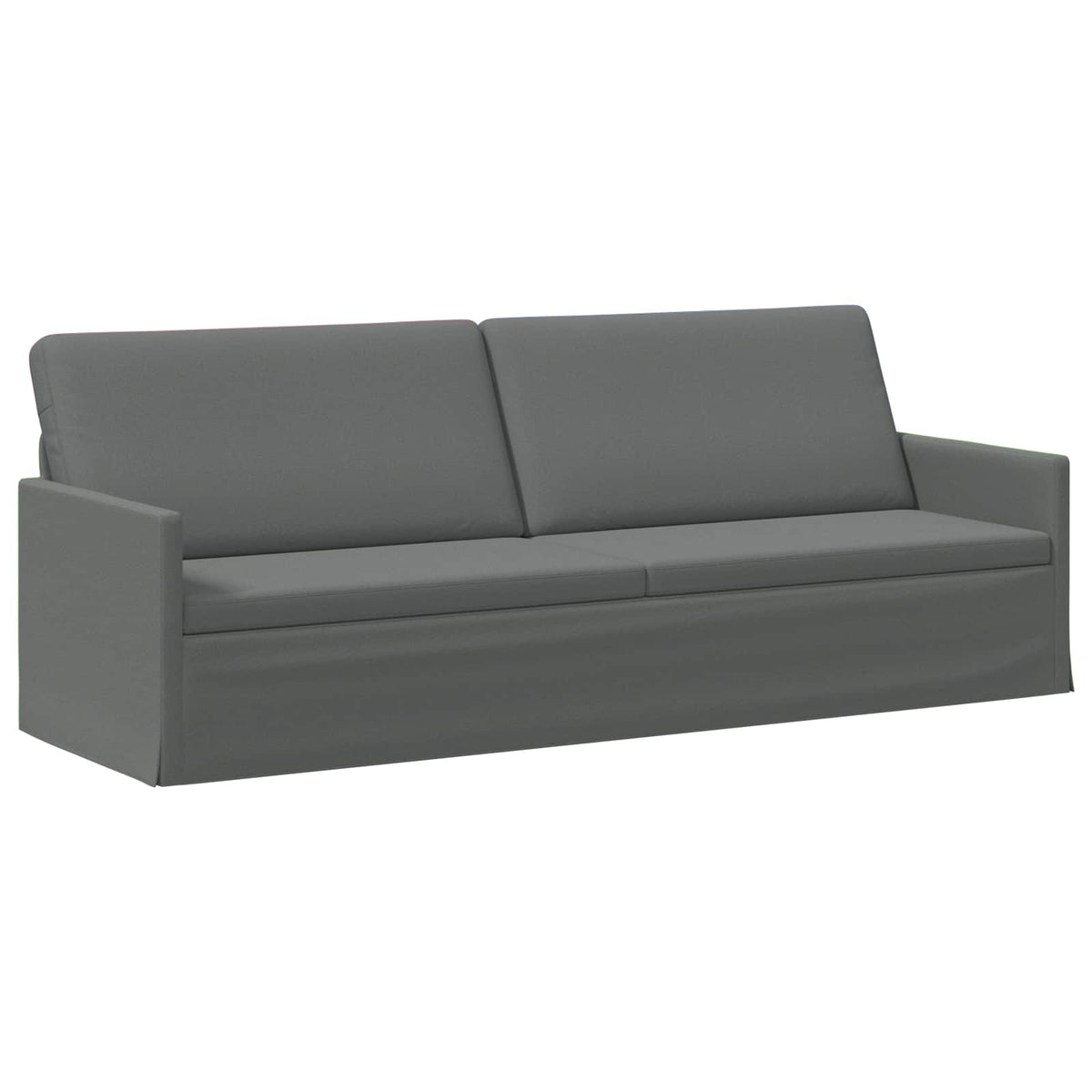 Divano a 3 posti Grigio Scuro 220 x 81 x 82 cm Tessuto | homemem39