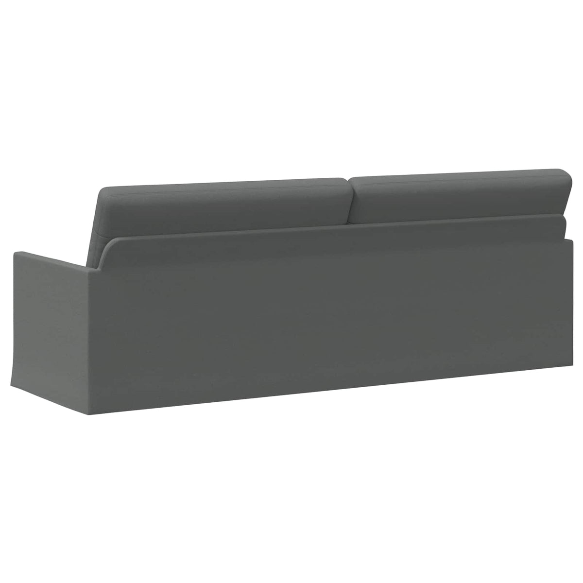 Divano a 3 posti Grigio Scuro 220 x 81 x 82 cm Tessuto | homemem39