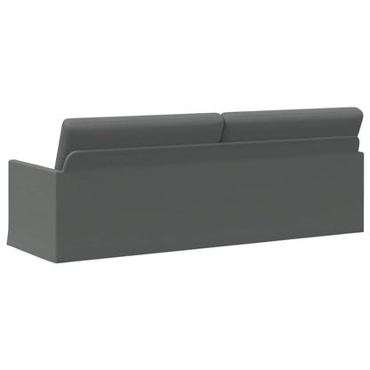 Divano a 3 posti Grigio Scuro 220 x 81 x 82 cm Tessuto | homemem39