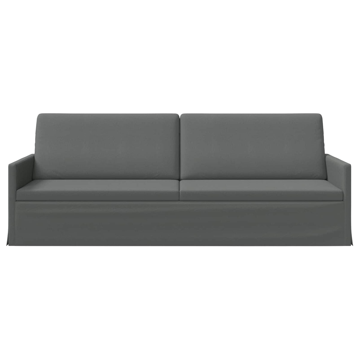 Divano a 3 posti Grigio Scuro 220 x 81 x 82 cm Tessuto | homemem39