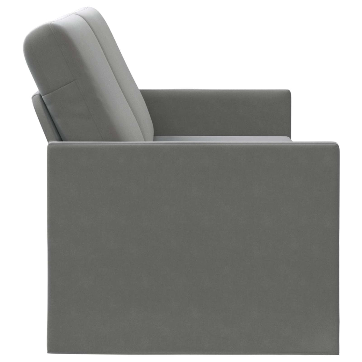 Divano a 3 posti Grigio Scuro 220 x 81 x 82 cm Velluto (V) | homemem39