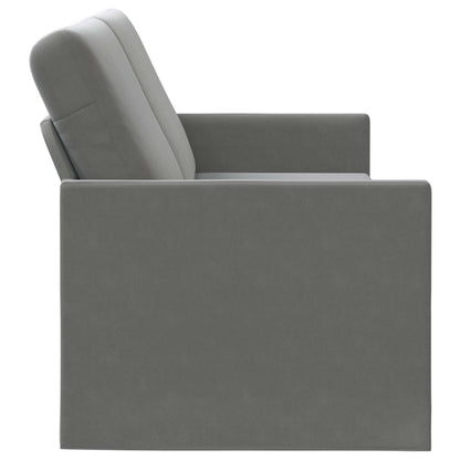 Divano a 3 posti Grigio Scuro 220 x 81 x 82 cm Velluto (V) | homemem39