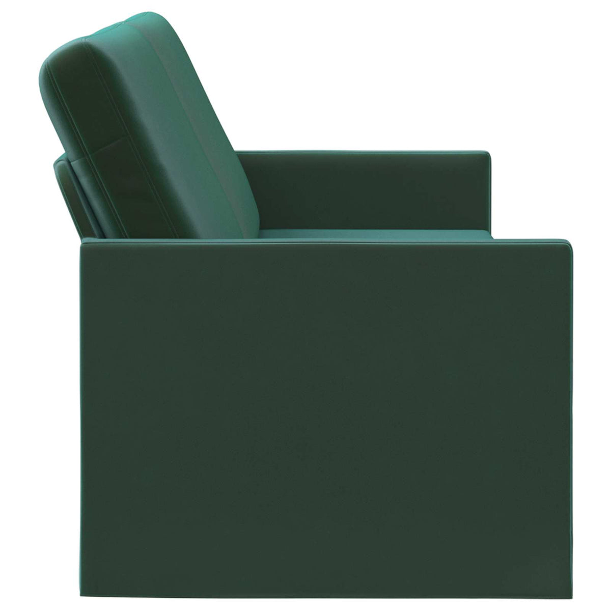 Divano a 3 posti Verde Scuro 220 x 81 x 82 cm Velluto (V)
