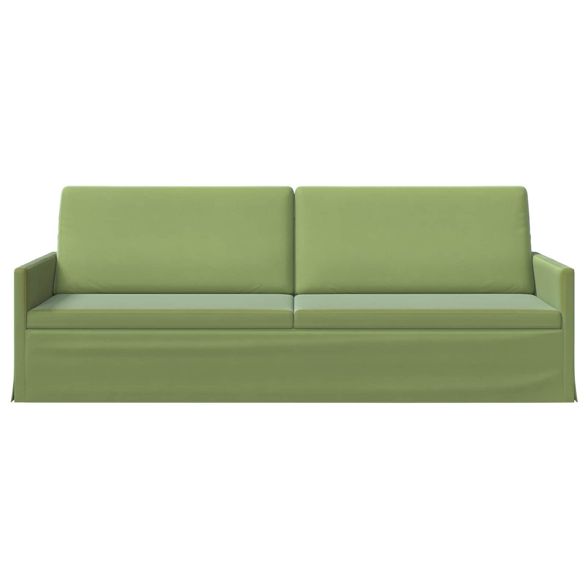 Divano a 3 posti Verde chiaro 220 x 81 x 82 cm Velluto (V) | homemem39