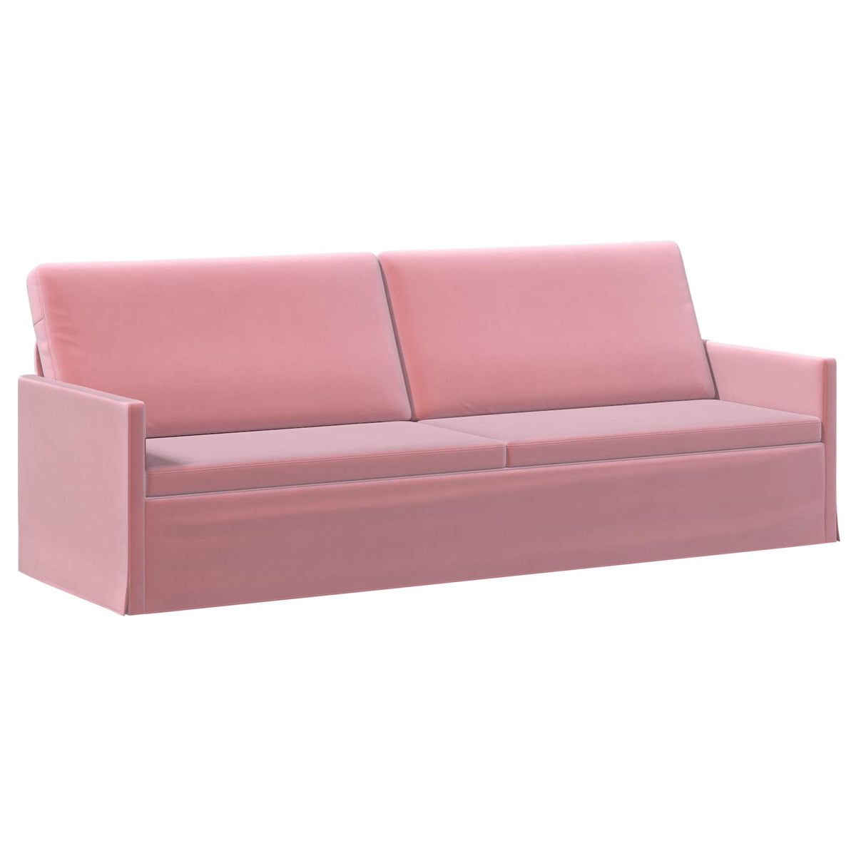 Divano a 3 posti Rosa 220 x 81 x 82 cm Velluto (V)