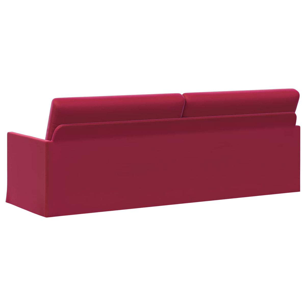 Divano a 3 posti Rosso Vino 220 x 81 x 82 cm Velluto (V) | homemem39