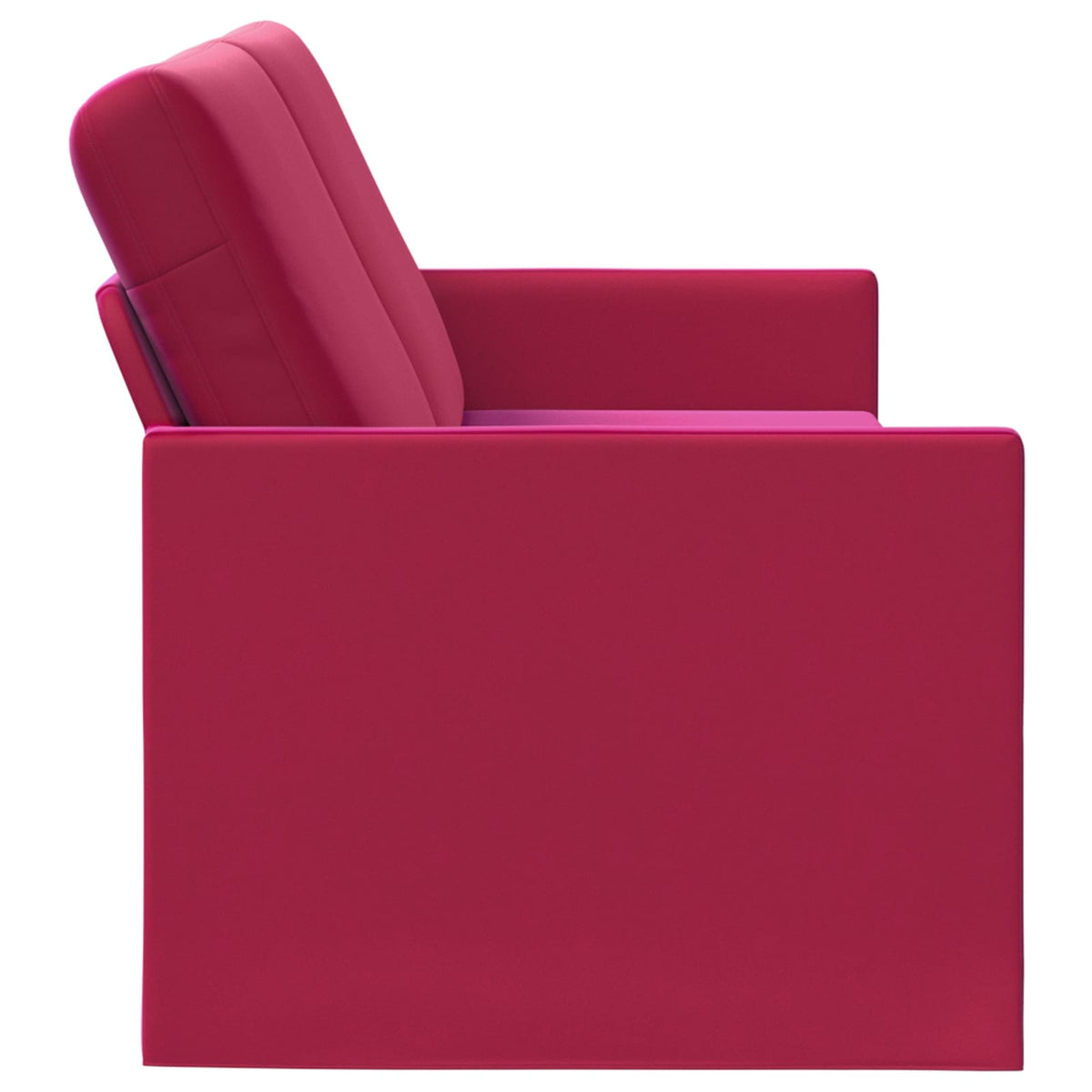 Divano a 3 posti Rosso Vino 220 x 81 x 82 cm Velluto (V) | homemem39