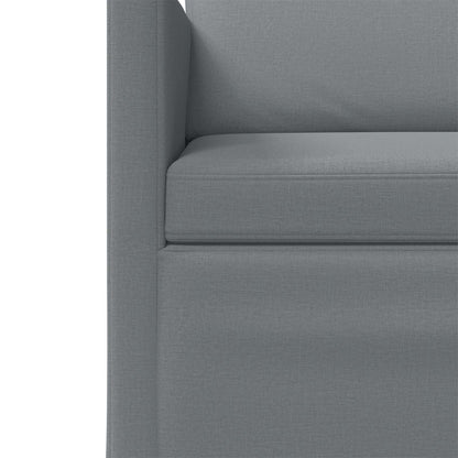 Set di divani 2 pcs Grigio Chiaro Tessuto | homemem39