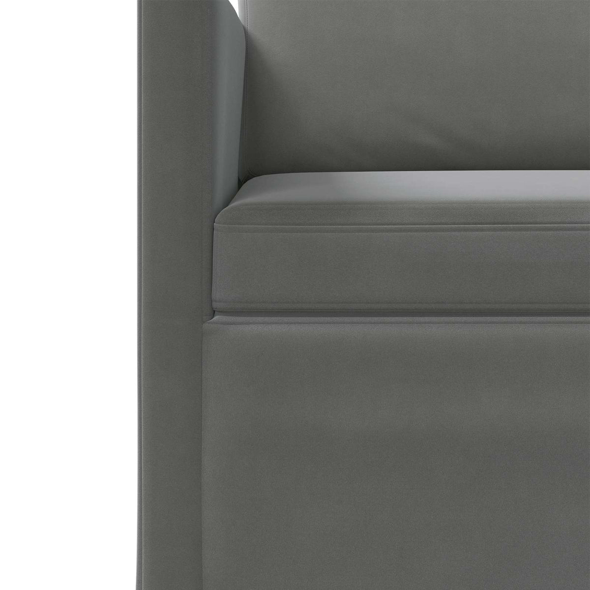 Set di divani 2 pcs Grigio Scuro Velluto (V)