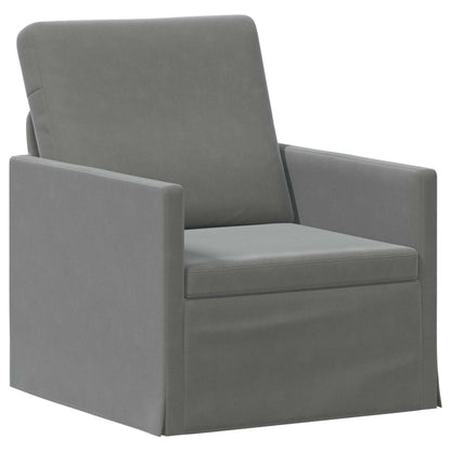 Set di divani 2 pcs Grigio Scuro Velluto (V)