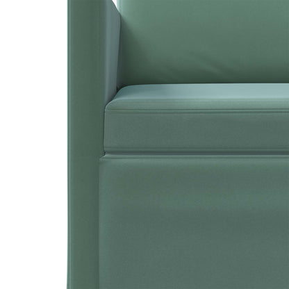 Set di divani 2 pcs Verde Mare Velluto (V) | homemem39