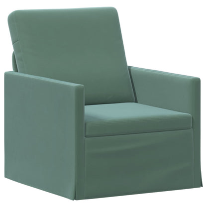Set di divani 2 pcs Verde Mare Velluto (V)
