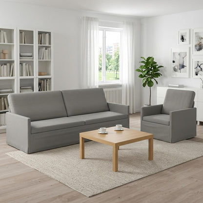 Set di divani 2 pcs Grigio Chiaro Velluto (V)