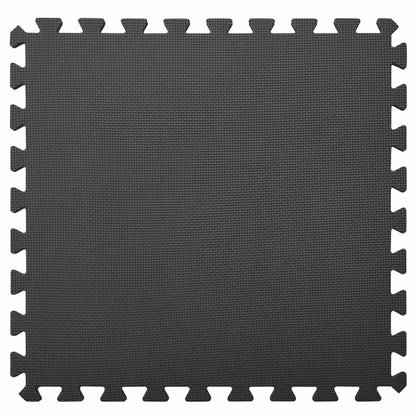 Tappetino per piscina 6 pcs Nero 2,16 ㎡ Schiuma EVA | homemem39