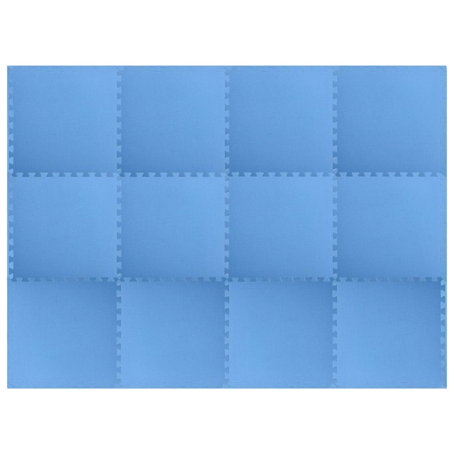 Tappetino per piscina 12 pcs Blu 4,32 ㎡ Schiuma EVA | homemem39