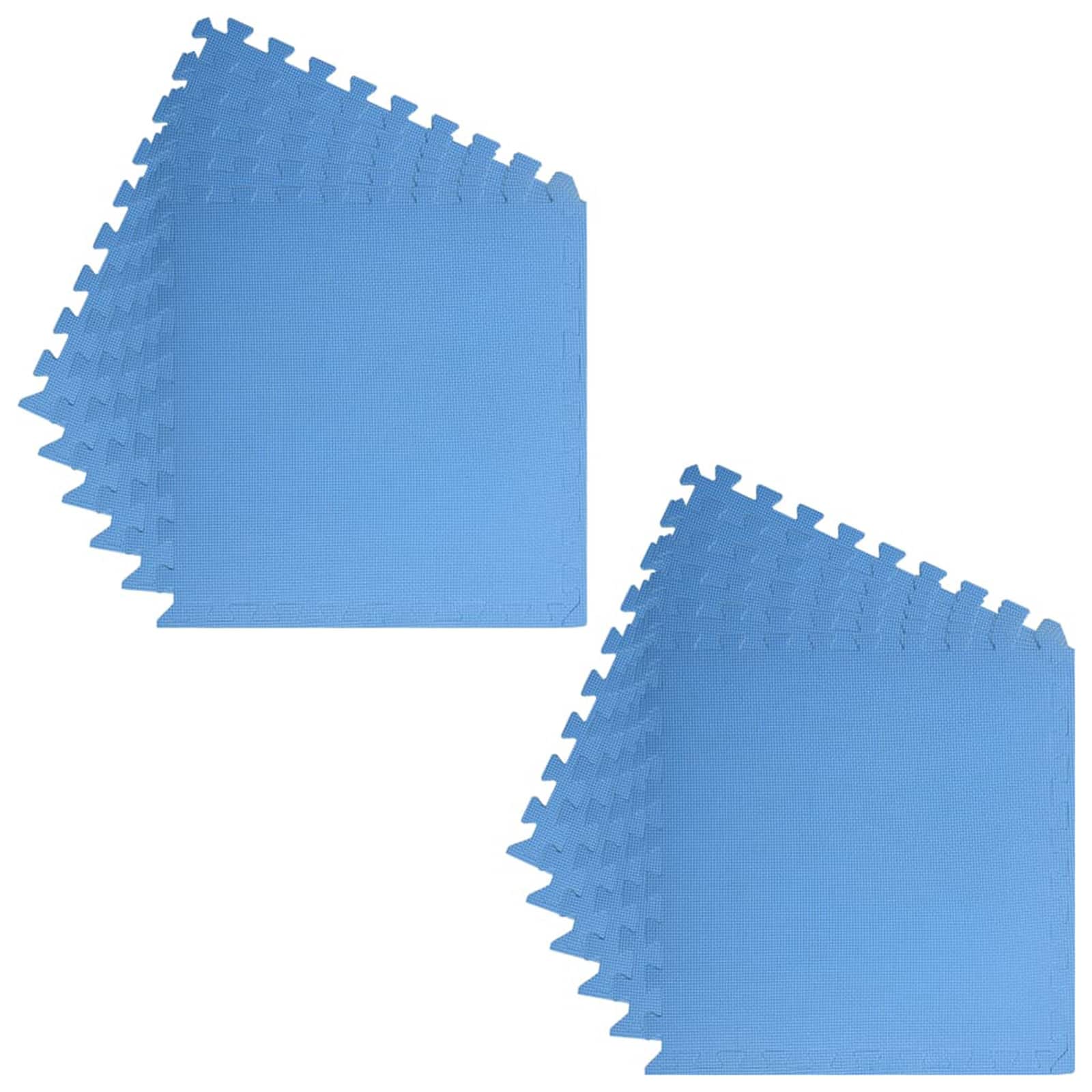 Tappetino per piscina 12 pcs Blu 4,32 ㎡ Schiuma EVA | homemem39