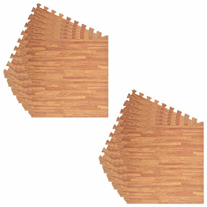 Tappetino per piscina 12 pcs legno 4,32 ㎡ Schiuma EVA | homemem39