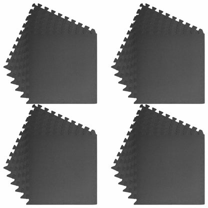 Tappetino per piscina 24 pcs Nero 8,64 ㎡ Schiuma EVA | homemem39