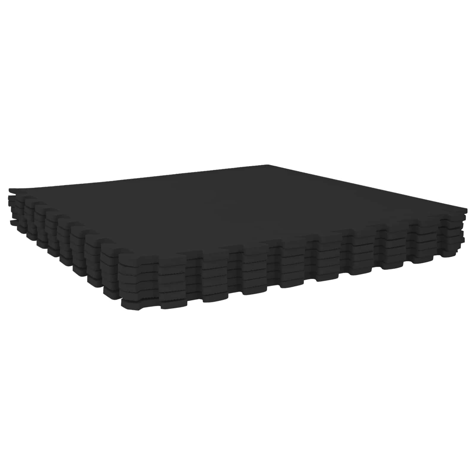 Tappetino per piscina 24 pcs Nero 8,64 m² Schiuma EVA | homemem39