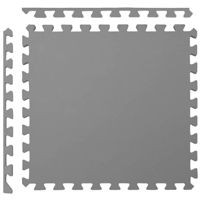 Tappetino per piscina 24 pcs Grigio 8,64 m² Schiuma EVA | homemem39