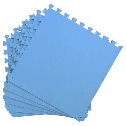 Tappetino per piscina 40 pcs Blu 14,4 m² Schiuma EVA | homemem39