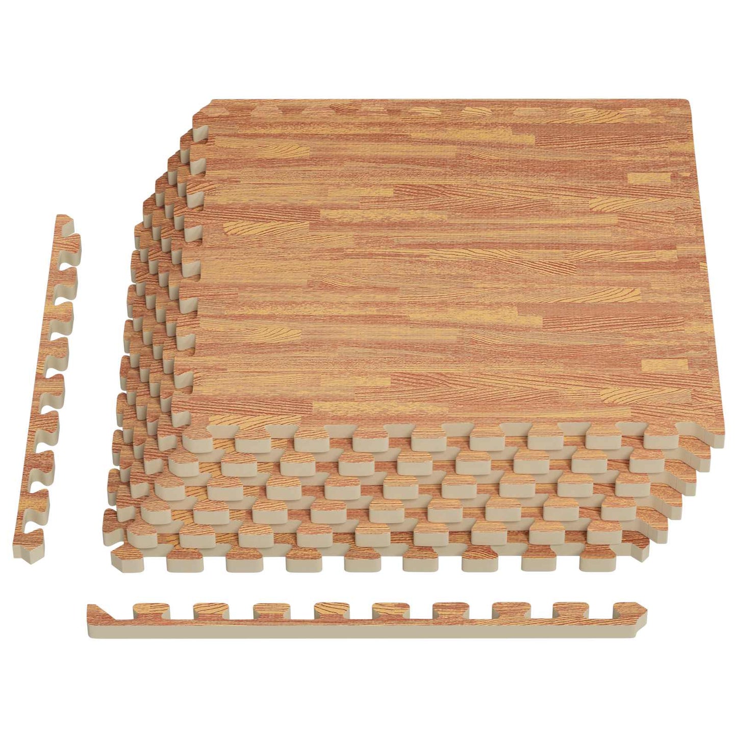 Tappetino per piscina 6 pcs legno 2,16 m² Schiuma EVA | homemem39