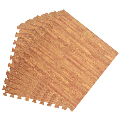 Tappetino per piscina 6 pcs legno 2,16 m² Schiuma EVA | homemem39