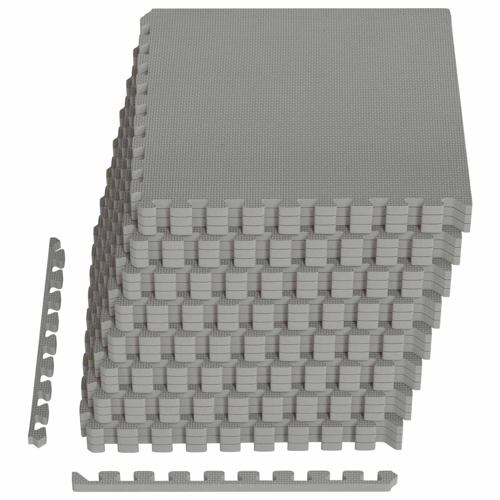 Tappetino per piscina 24 pcs Grigio 8,64 m² Schiuma EVA | homemem39