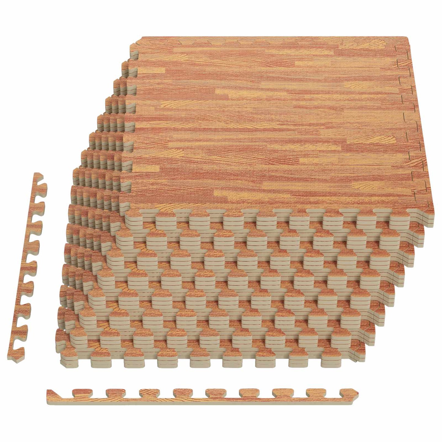 Tappetino per piscina 24 pcs legno 8,64 m² Schiuma EVA | homemem39