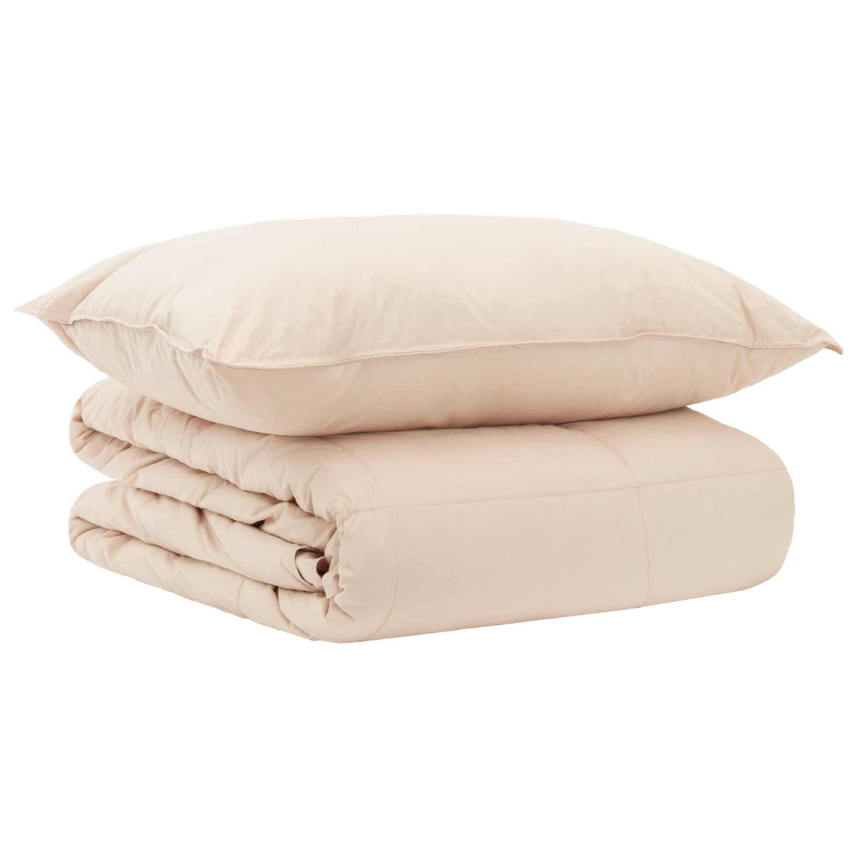 Set di Piumoni 2 pz 140 x 200 cm Estate 850 gsm Beige