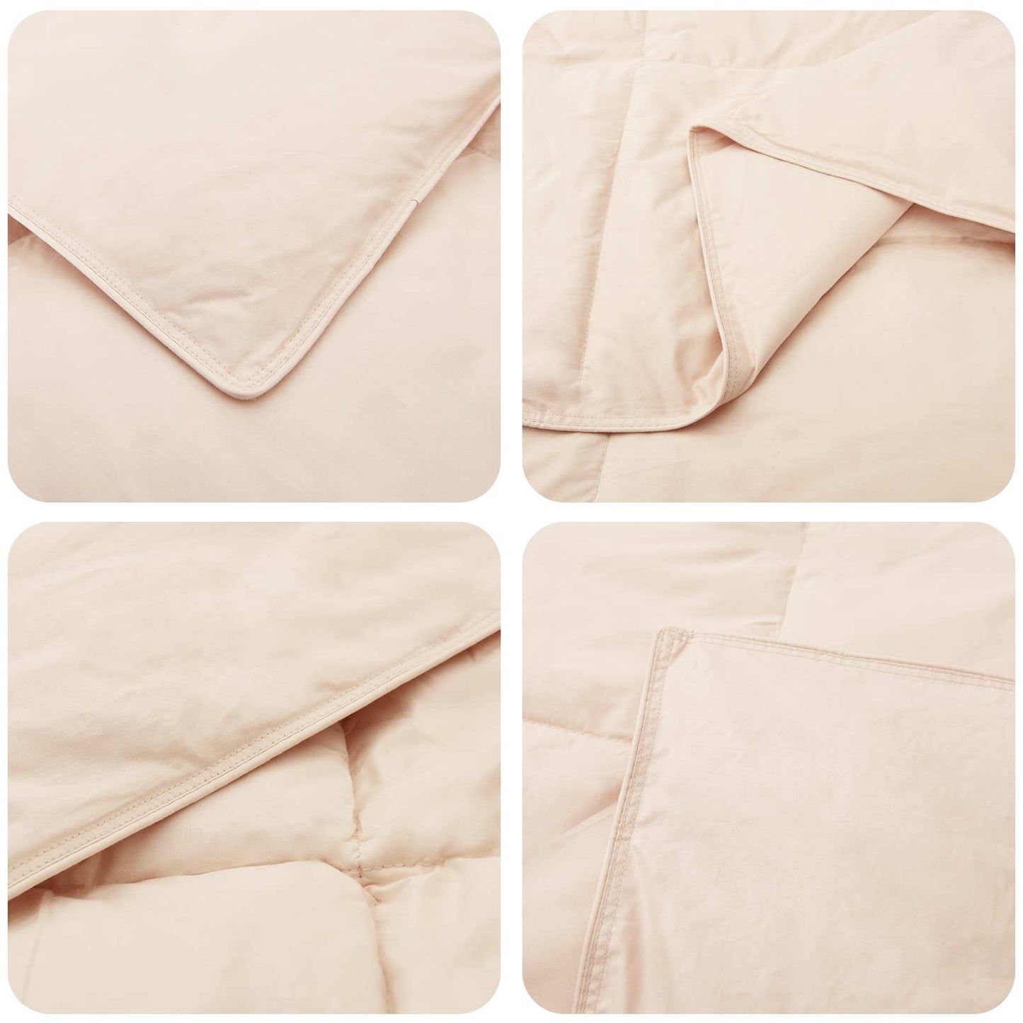 Set di Piumoni 2 pz 155 x 200 cm Estate 1050 gsm Beige | homemem39