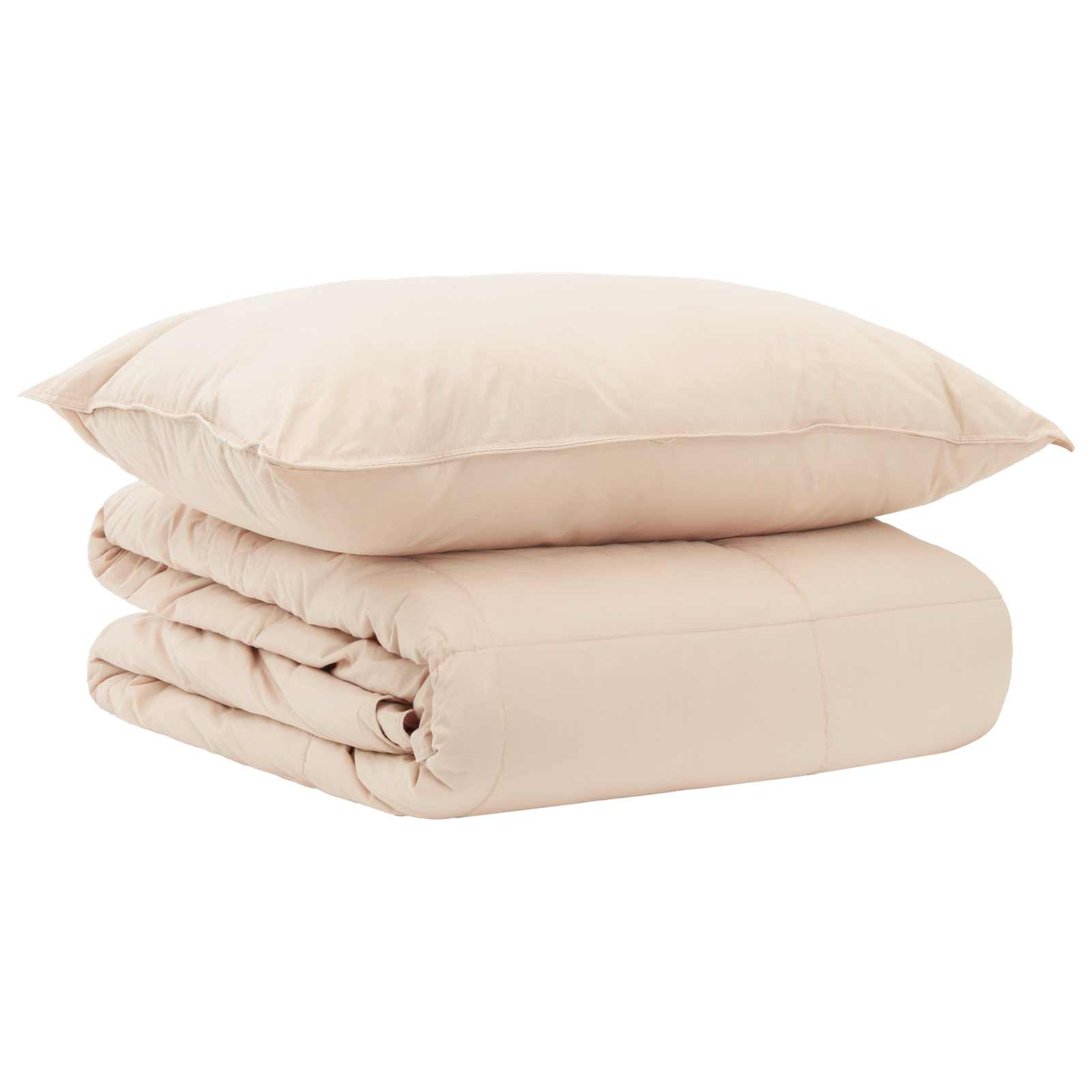 Set di Piumoni 2 pz 155 x 200 cm Estate 1150 gsm Beige | homemem39