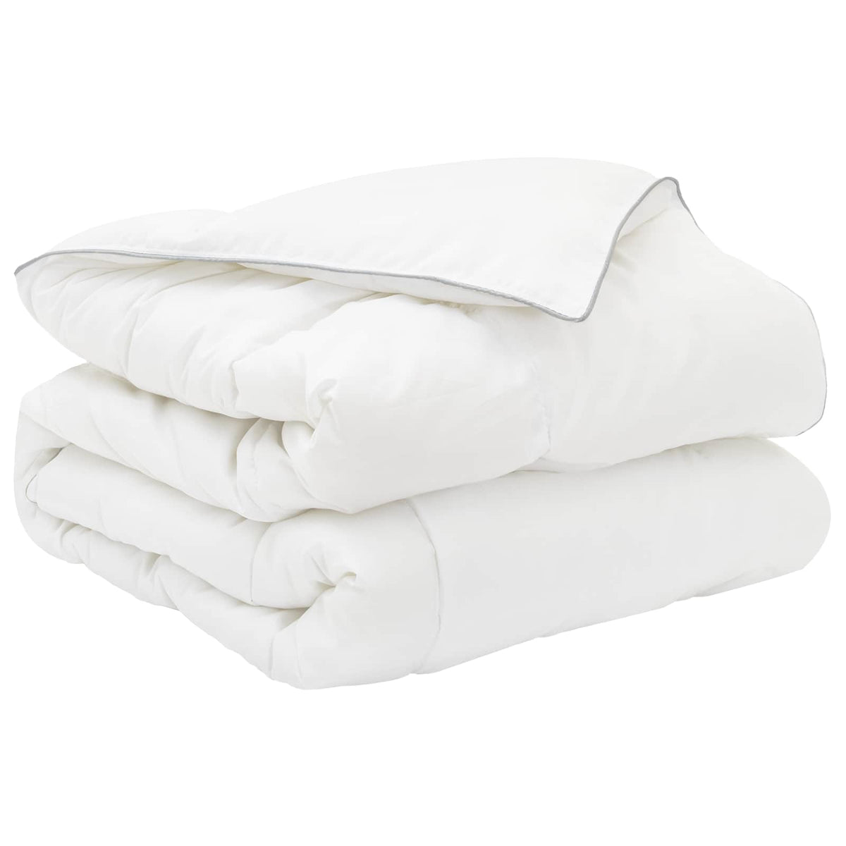 Set di Piumoni 2 pz 135 x 200 cm Tutte le stagioni Bambù Bianco