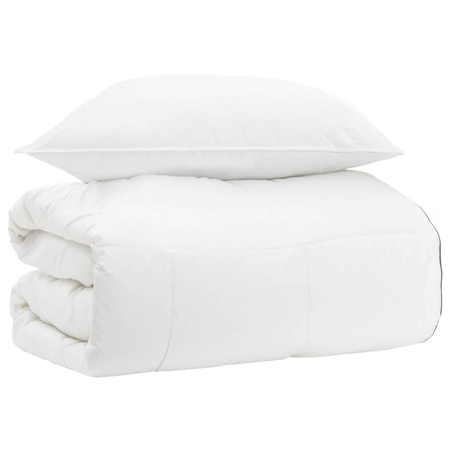 Set di Piumoni Bianco 140 x 200 cm Cotone, Bambù, Poliestere | homemem39