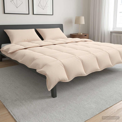 Set di Piumoni 2 pz 260 x 240 cm Tutte le stagioni Beige