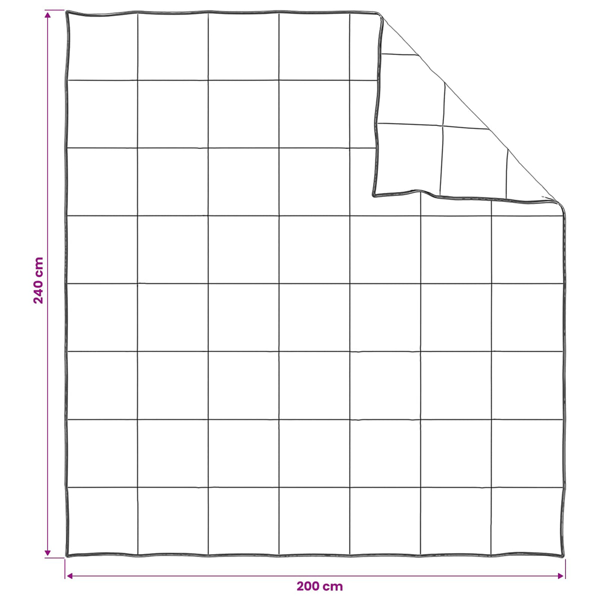 Set di Piumoni 2 pz 200 x 240 cm Tutte le stagioni Beige