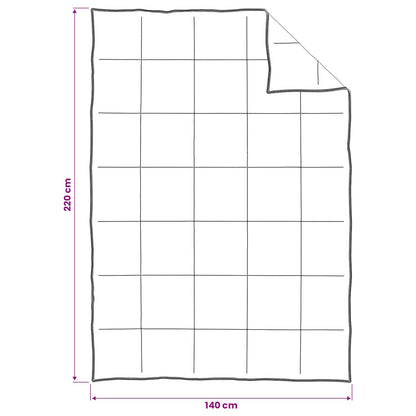 Set di Piumoni 2 pz 140 x 220 cm 250 gsm Kapok Naturale Beige | homemem39