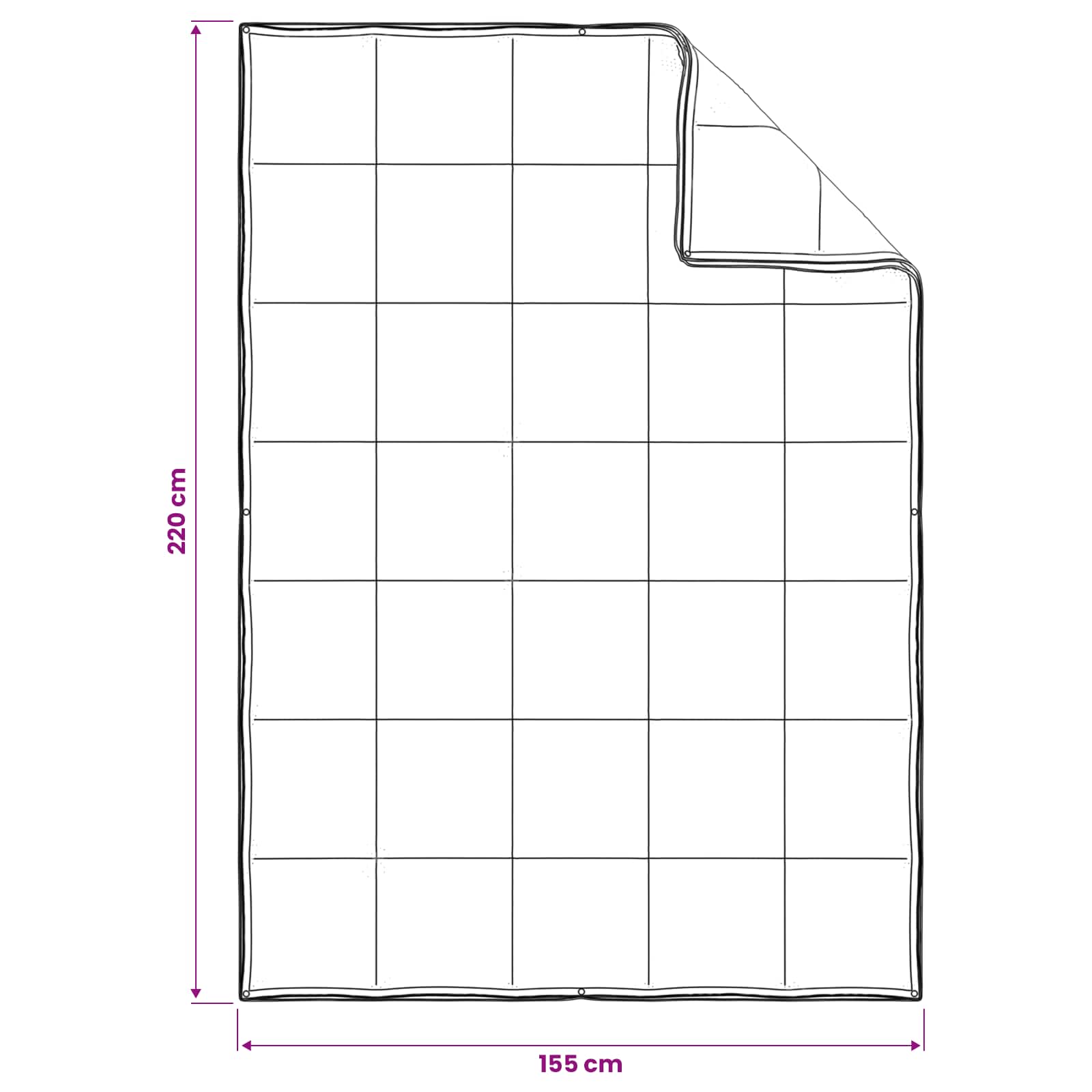 Set di Piumoni 2 pz 155 x 220 cm Kapok e Poliestere Beige | homemem39