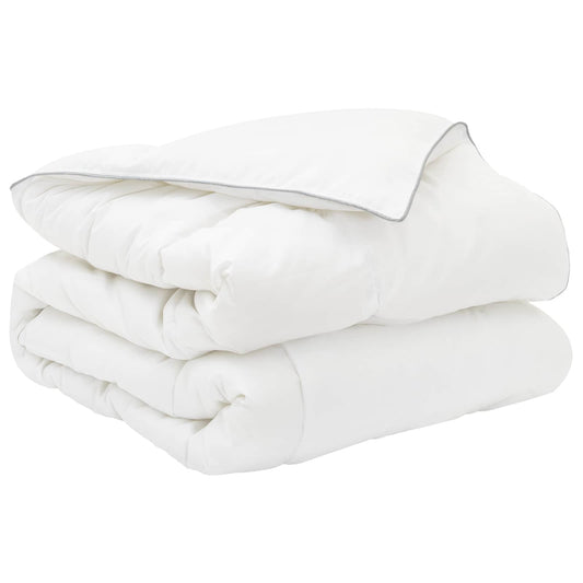 Set di piumoni 140 x 220 cm No Cotone, Bambù, Poliestere Bianco