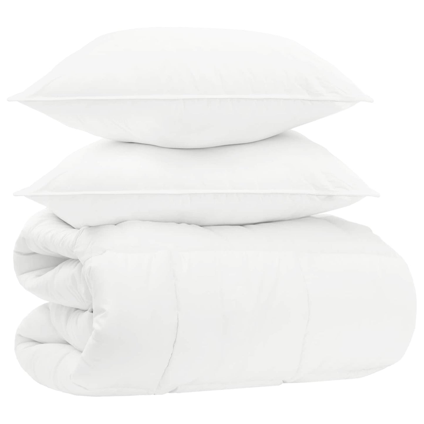 Set di piumoni Bianco 140 x 220 cm Cotone, Bambù, Poliestere | homemem39