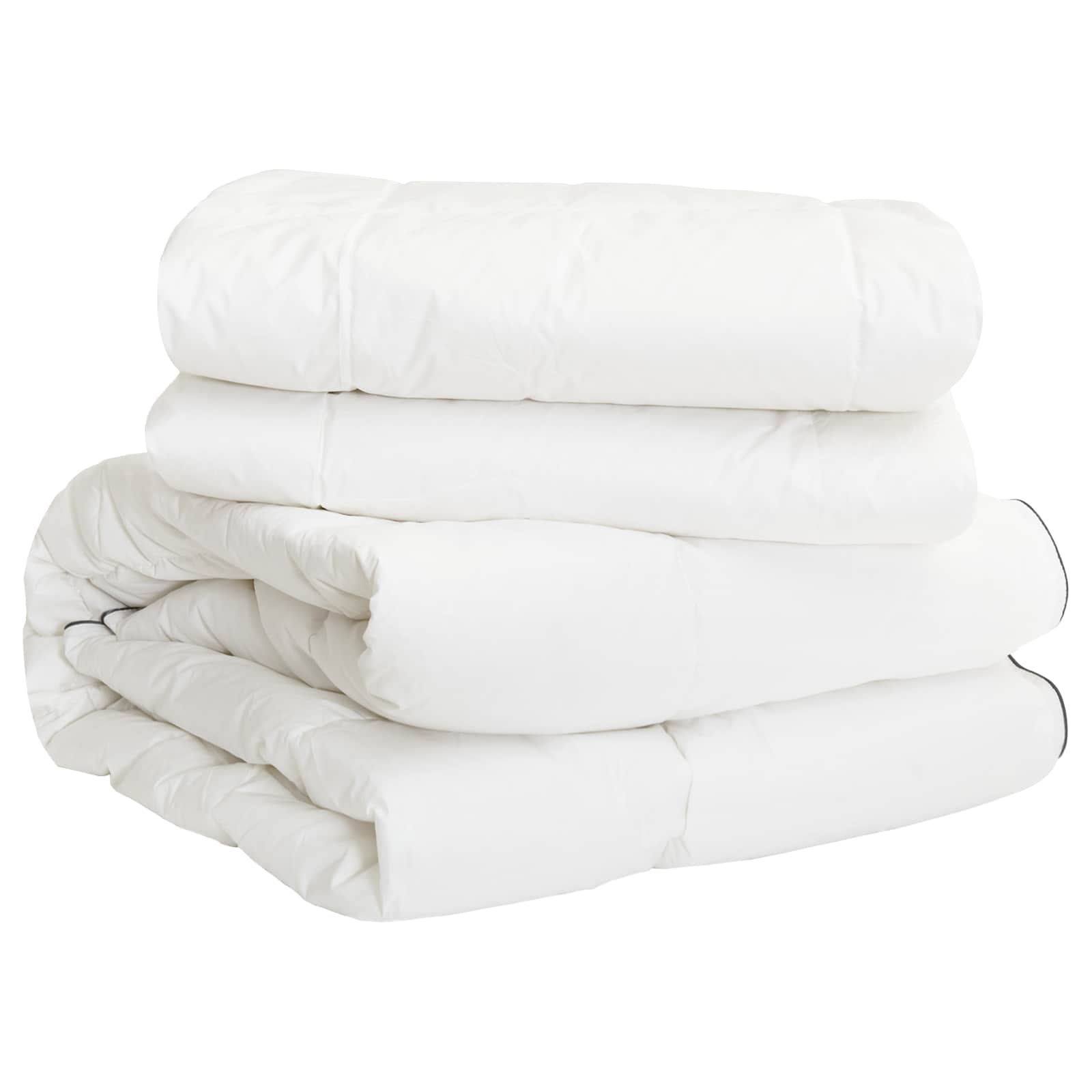 Set di Piumoni 3 pz Bianco Bambù | homemem39