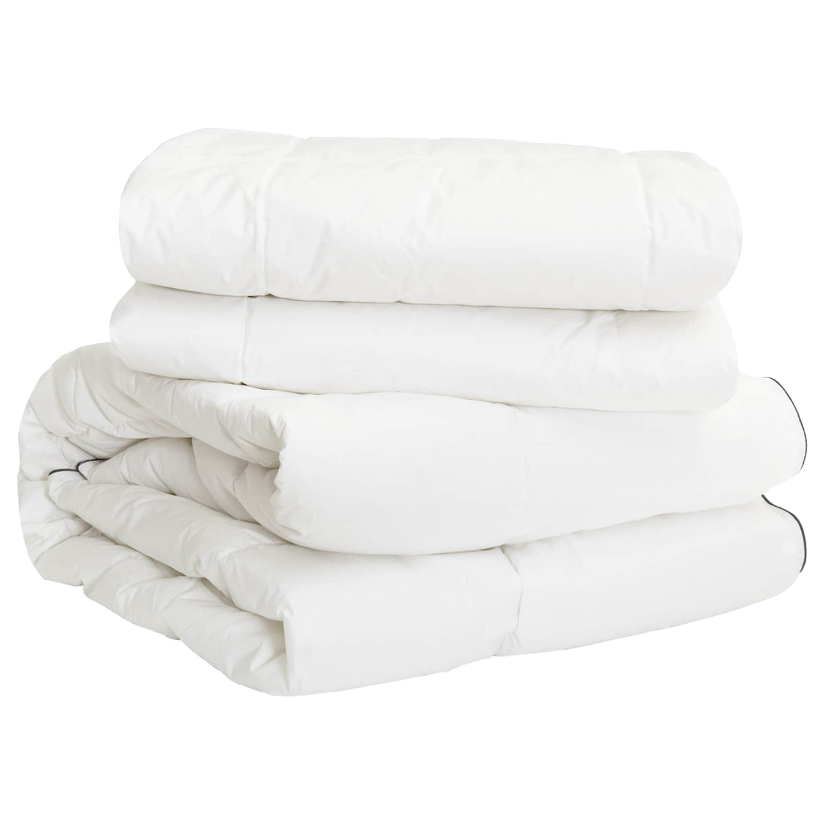 Set di Piumoni 3 pz Bianco Bambù