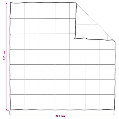 Set di Piumoni Bianco 200 x 220 cm Poliestere, Bamboo | homemem39